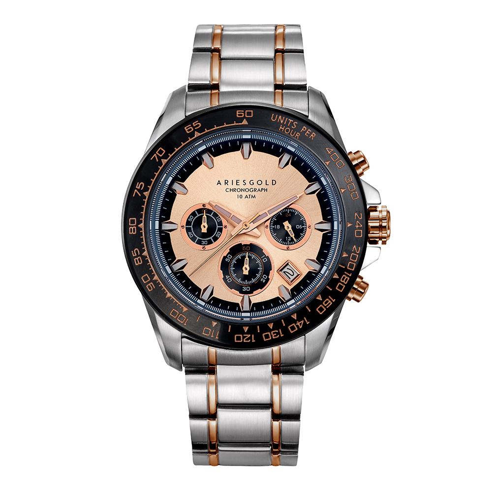 ARIES GOLD G 7024 SBKRG-RG MONZA CHRONOGRAPH MEN'S WATCH